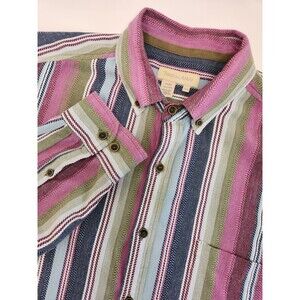 Territory‎ Ahead Shirt Men's XLT Long Sleeve Button Down Striped Retro Southwest